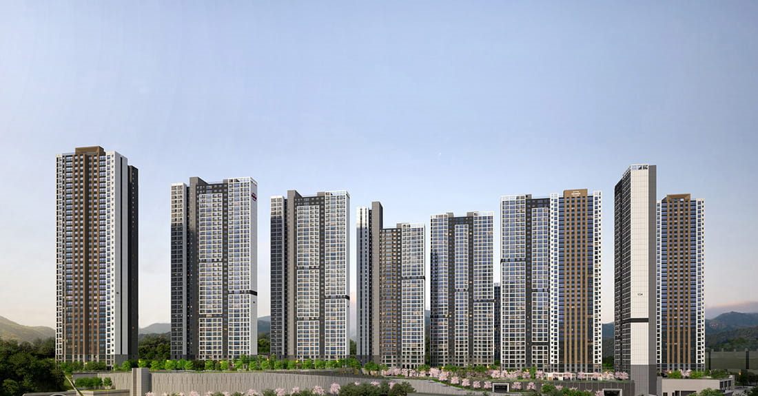 단지 투시도